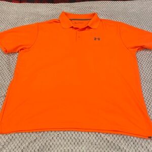 Under Armour, performance polo shirt orange